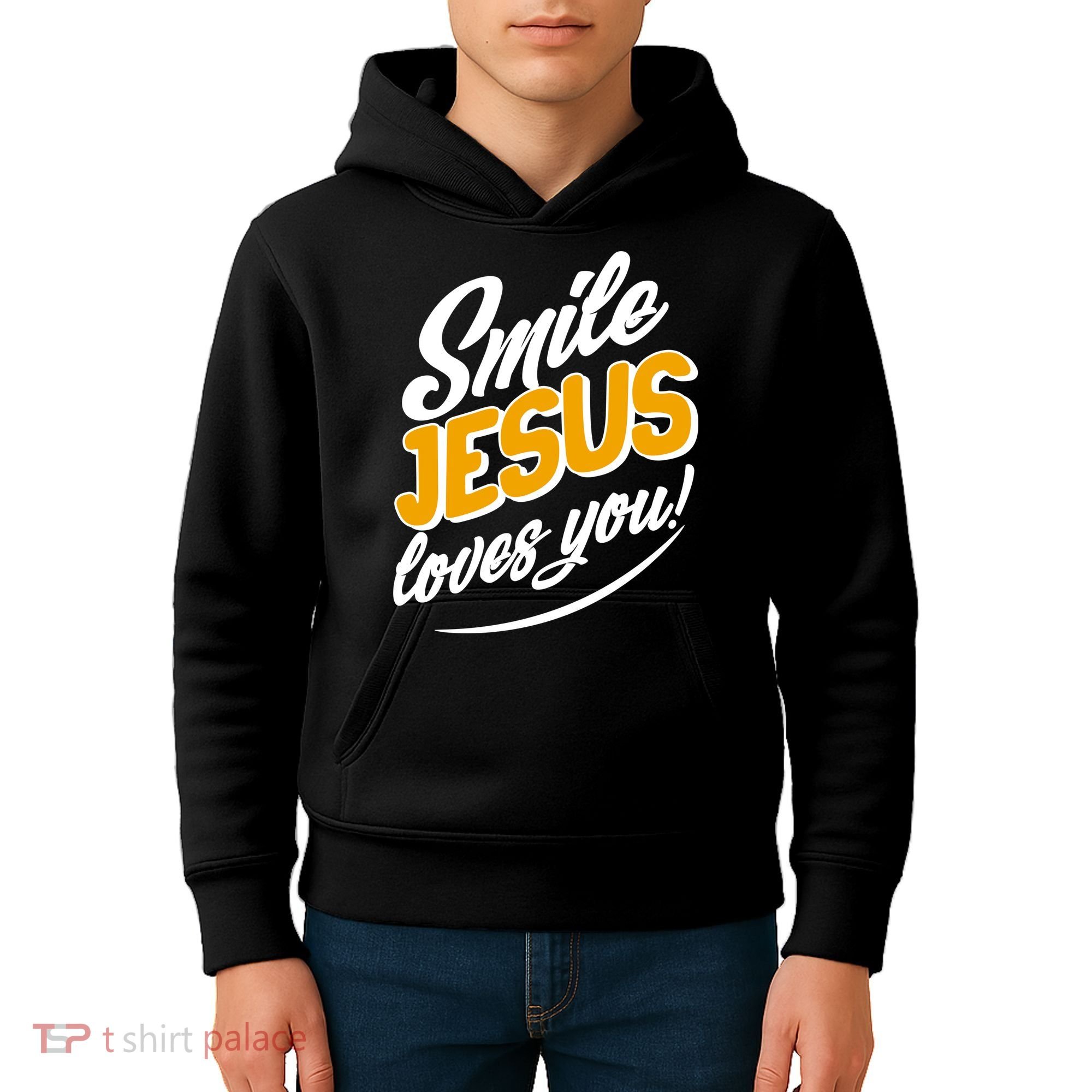 Smile Jesus Loves You!  Kids Hoodie