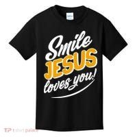 Smile Jesus Loves You!  Kids T-Shirt thumb 0