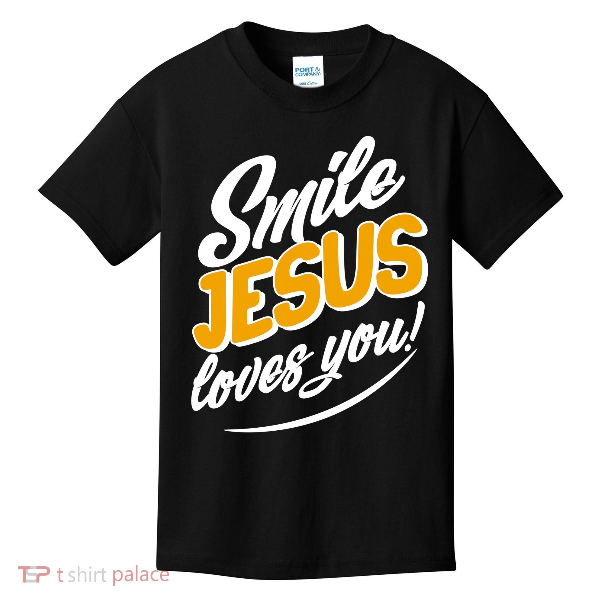 Smile Jesus Loves You!  Kids T-Shirt
