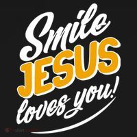 Smile Jesus Loves You!  Kids T-Shirt thumb 4