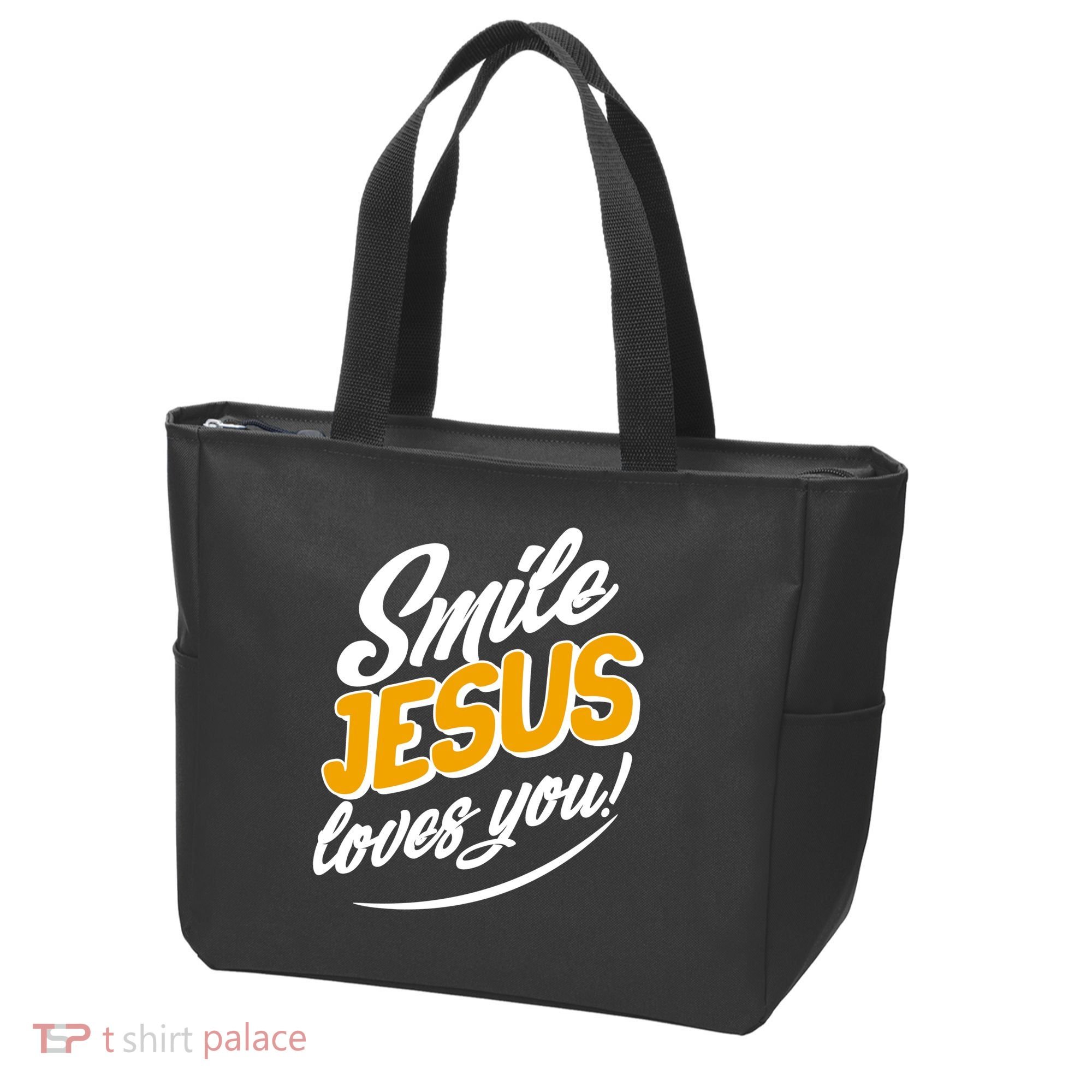 Smile Jesus Loves You!  Tote Bag