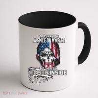 Smile On My Face Demon Inside Coffee Mug thumb 1