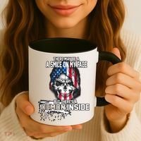 Smile On My Face Demon Inside Coffee Mug thumb 3