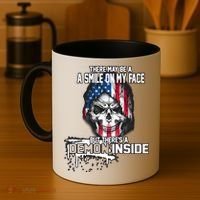 Smile On My Face Demon Inside Coffee Mug thumb 4