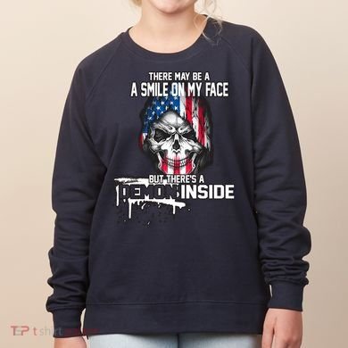 Smile On My Face Demon Inside Women's Sweatshirt
