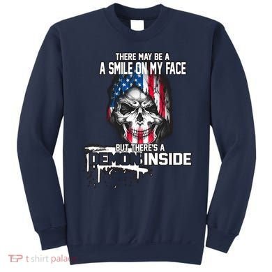 Smile On My Face Demon Inside Sweatshirt