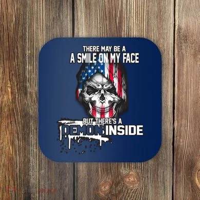 Smile On My Face Demon Inside Coaster