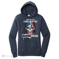 Smile On My Face Demon Inside Women's Hoodie thumb 0