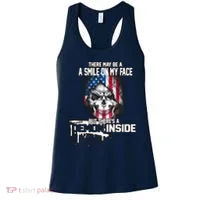 Smile On My Face Demon Inside Women's Tank Top thumb 0