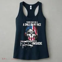 Smile On My Face Demon Inside Women's Tank Top thumb 3