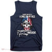 Smile On My Face Demon Inside Tank Top thumb 0