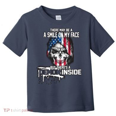 Smile On My Face Demon Inside Toddler T-Shirt