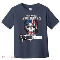 Smile On My Face Demon Inside Toddler T-Shirt thumb 0
