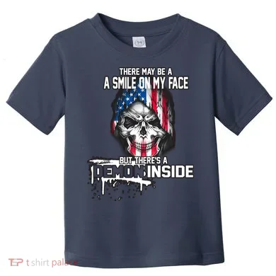 Smile On My Face Demon Inside Toddler T-Shirt