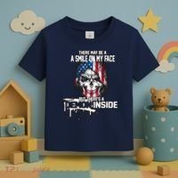 Smile On My Face Demon Inside Toddler T-Shirt thumb 3