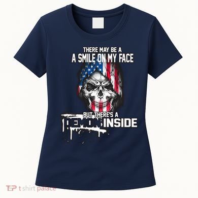 Smile On My Face Demon Inside Women's T-Shirt