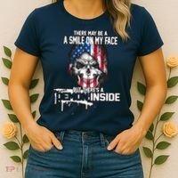Smile On My Face Demon Inside Women's T-Shirt thumb 2