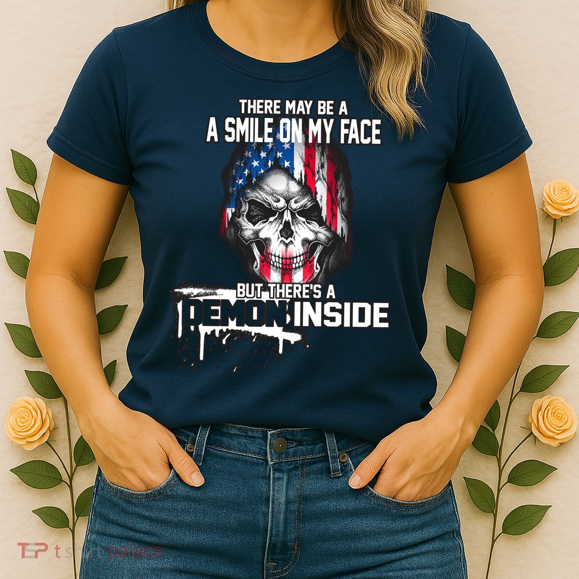 Smile On My Face Demon Inside Women's T-Shirt