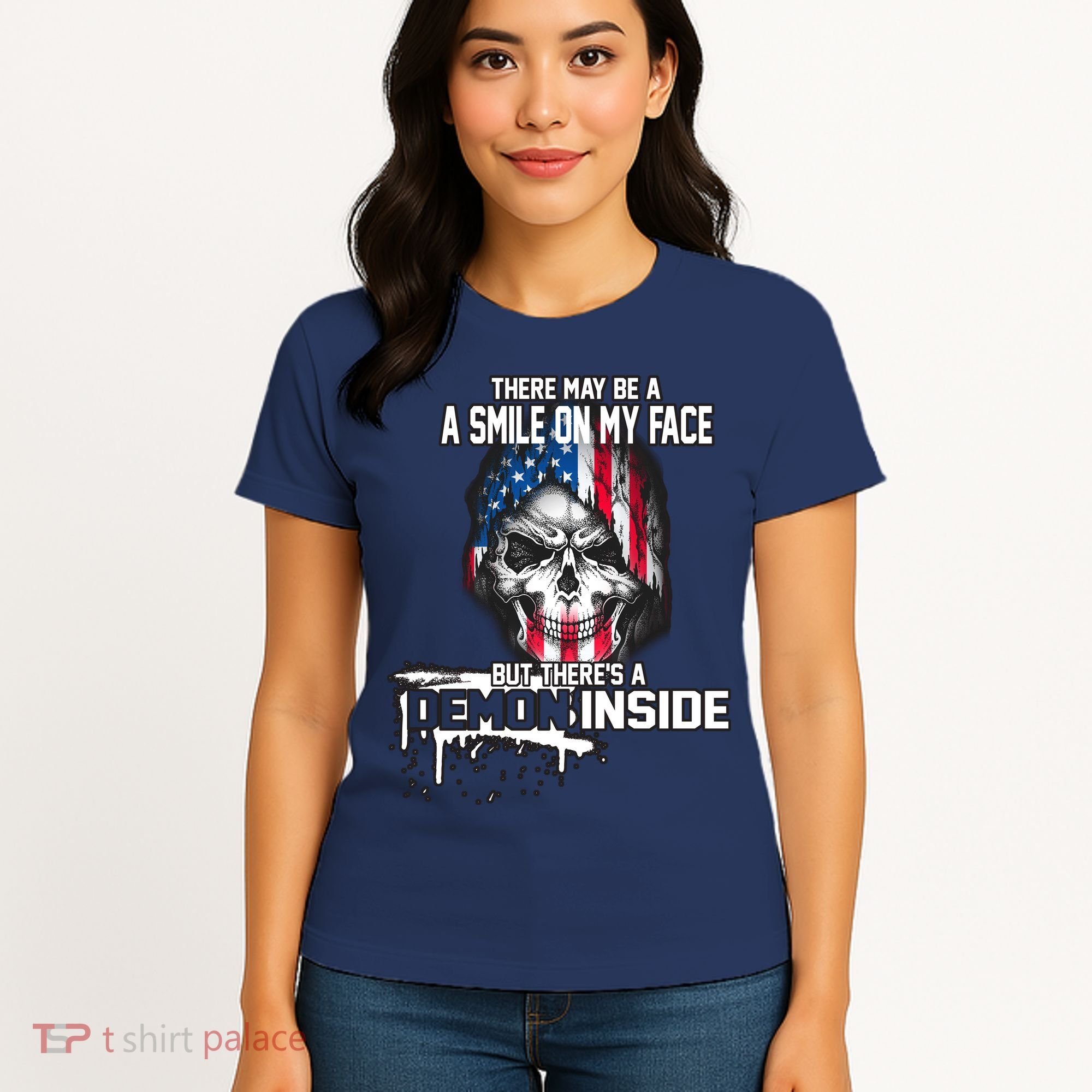 Smile On My Face Demon Inside Women's T-Shirt