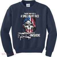 Smile On My Face Demon Inside Kids Sweatshirt thumb 0
