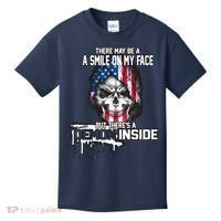 Smile On My Face Demon Inside Kids T-Shirt thumb 0