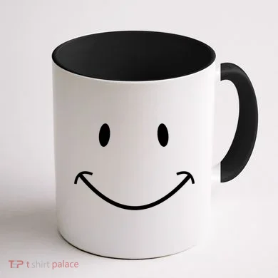 Smiley Face Coffee Mug back