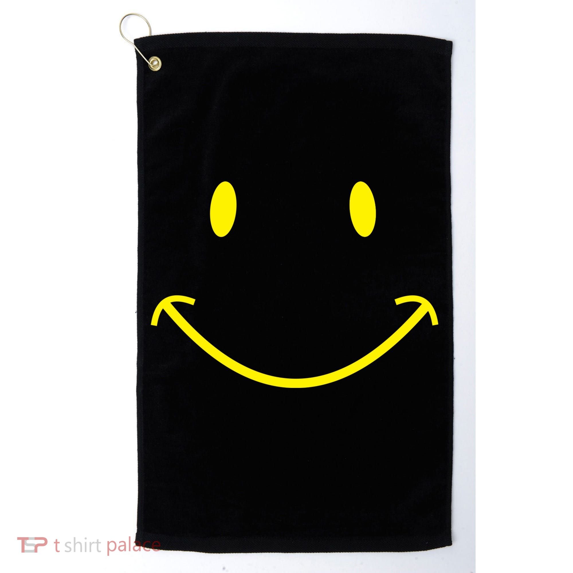 Smiley Face Golf Towel