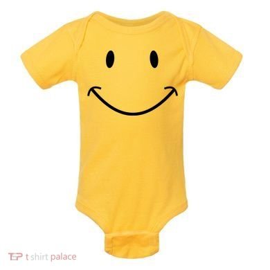 Smiley Face Baby Bodysuit