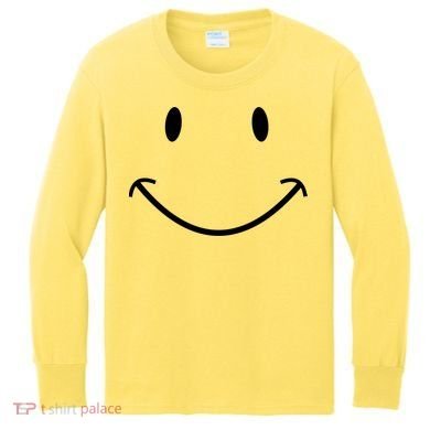 Smiley Face Kids Long Sleeve Shirt