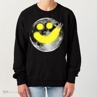 Smiley Face Happy Moon  Women's Sweatshirt thumb 0