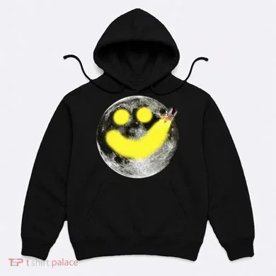 Smiley Face Happy Moon Hoodie