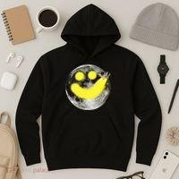Smiley Face Happy Moon  Hoodie thumb 3