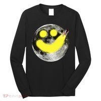 Smiley Face Happy Moon  Long Sleeve Shirt thumb 0
