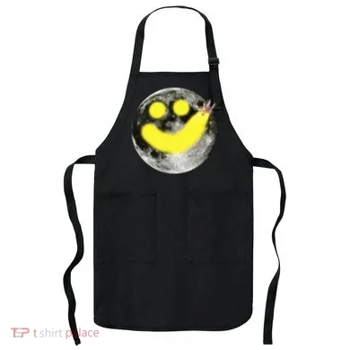 Smiley Face Happy Moon  Apron