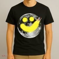 Smiley Face Happy Moon  T-Shirt thumb 3