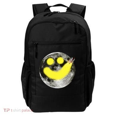Smiley Face Happy Moon  Backpack
