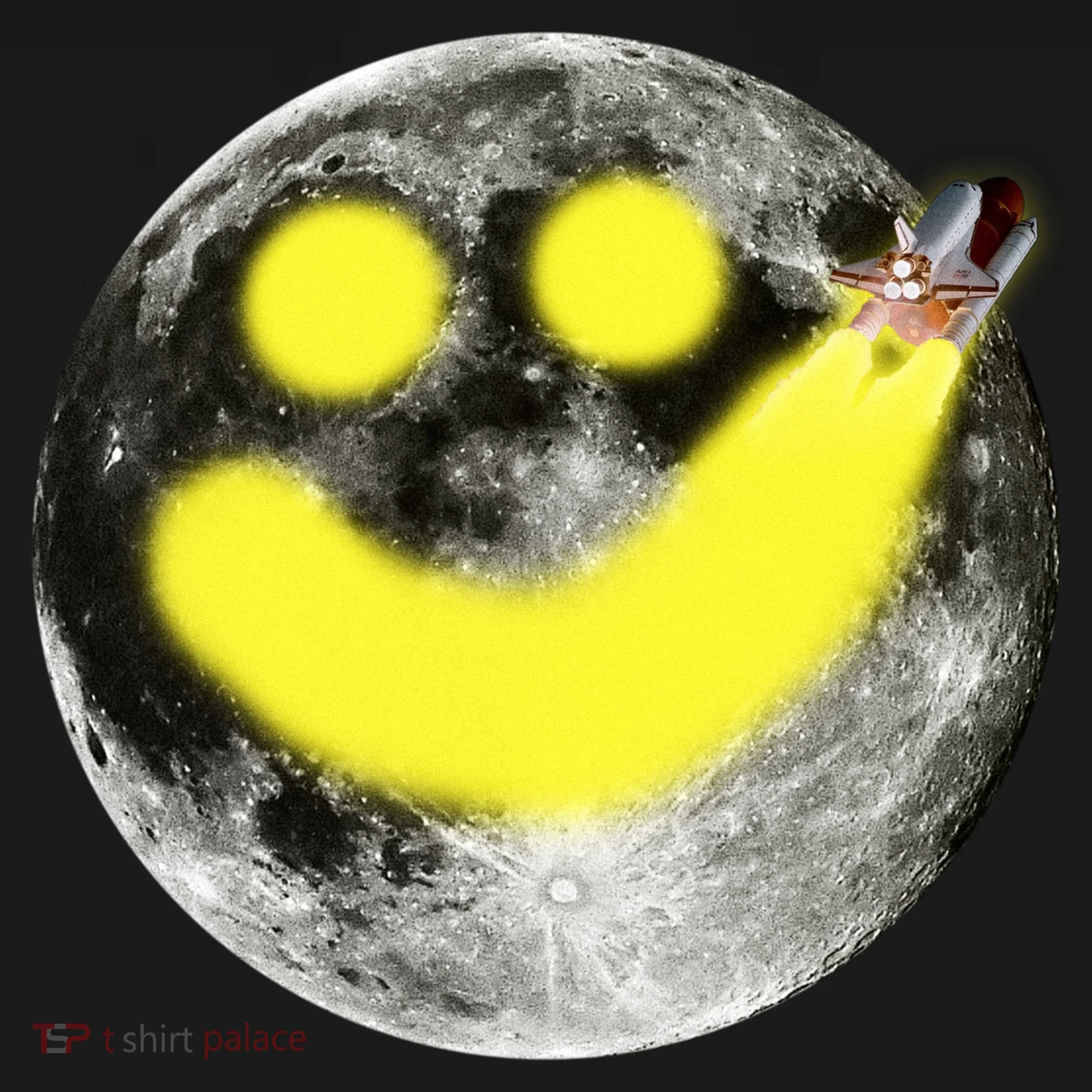 Smiley Face Happy Moon  Bucket Hat