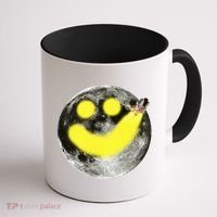 Smiley Face Happy Moon  Coffee Mug thumb 1