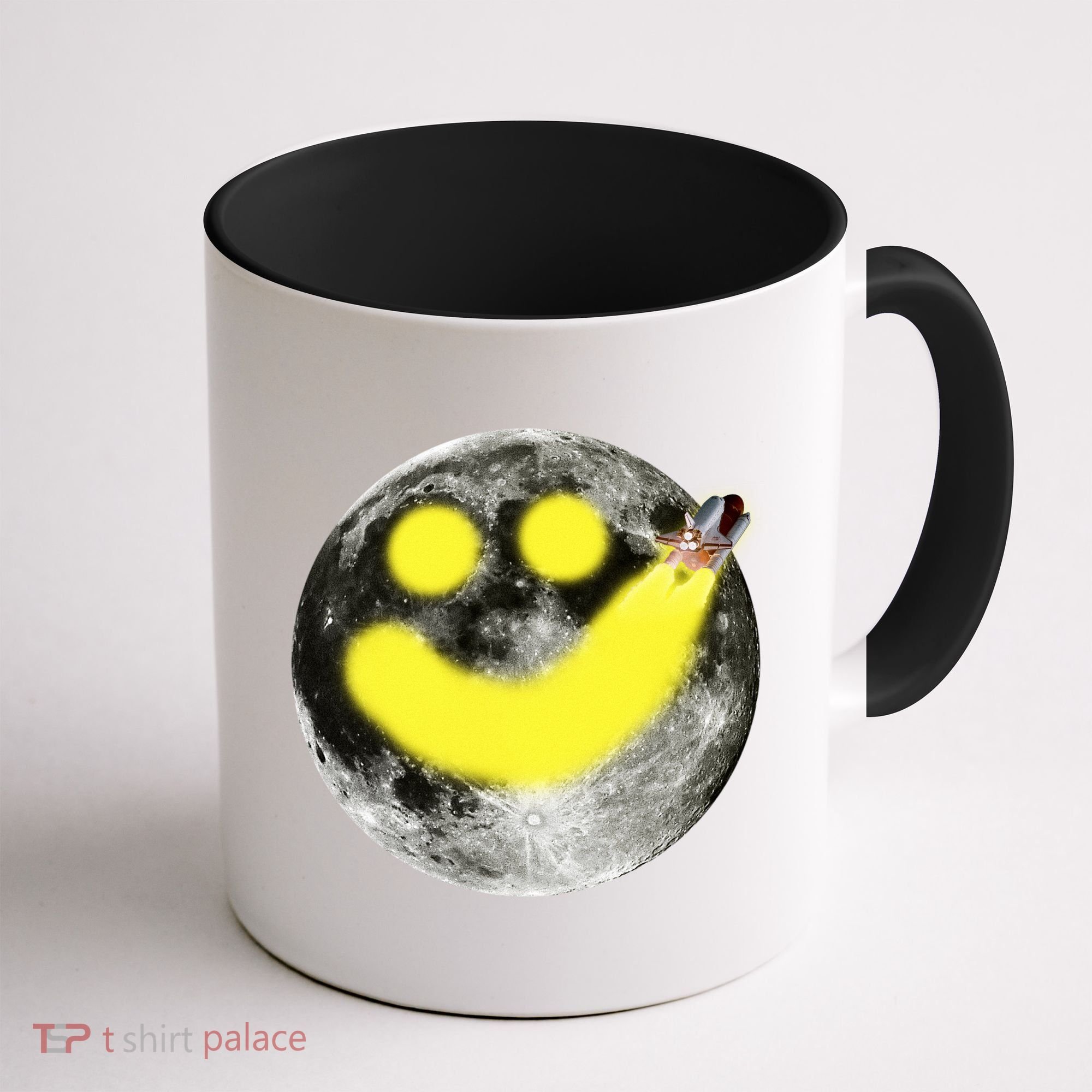 Smiley Face Happy Moon  Coffee Mug