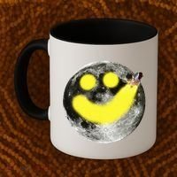 Smiley Face Happy Moon  Coffee Mug thumb 2