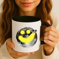 Smiley Face Happy Moon  Coffee Mug thumb 3