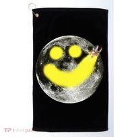 Smiley Face Happy Moon  Golf Towel thumb 0