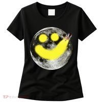 Smiley Face Happy Moon  Women's T-Shirt thumb 0