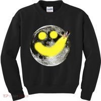 Smiley Face Happy Moon  Kids Sweatshirt thumb 0