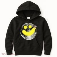 Smiley Face Happy Moon  Kids Hoodie thumb 0