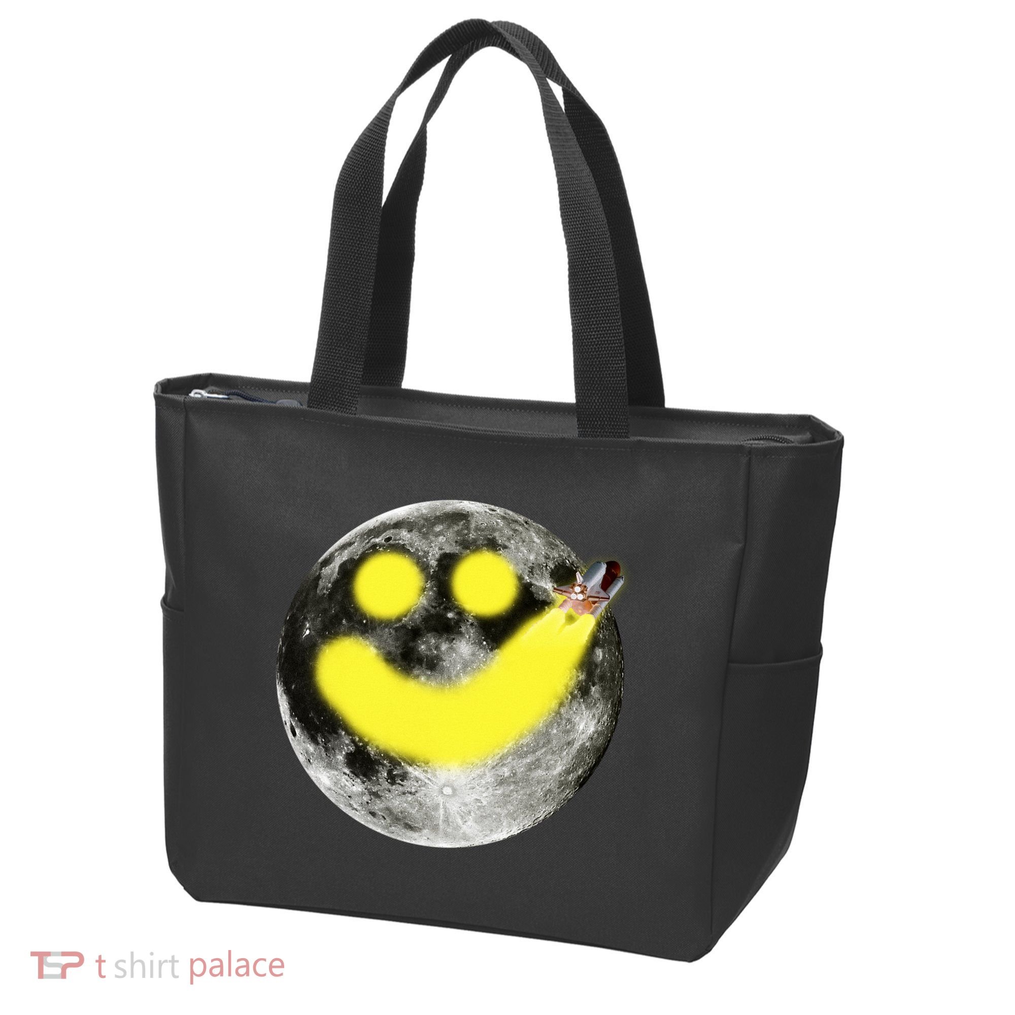 Smiley Face Happy Moon  Bag
