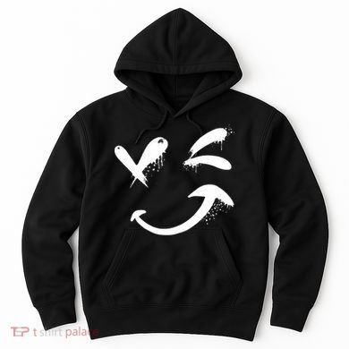 Smiley Face Winking Hoodie