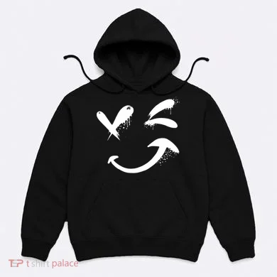 Smiley Face Winking Hoodie