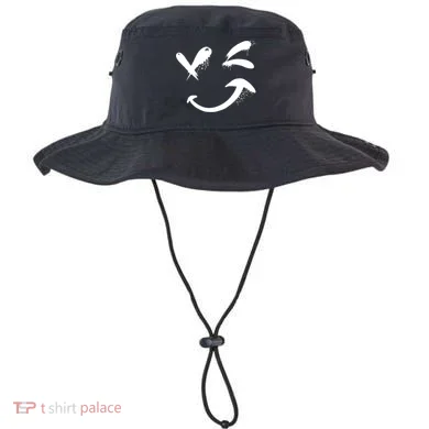 Smiley Face Winking Bucket Hat