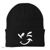 Smiley Face Winking Beanie thumb 0